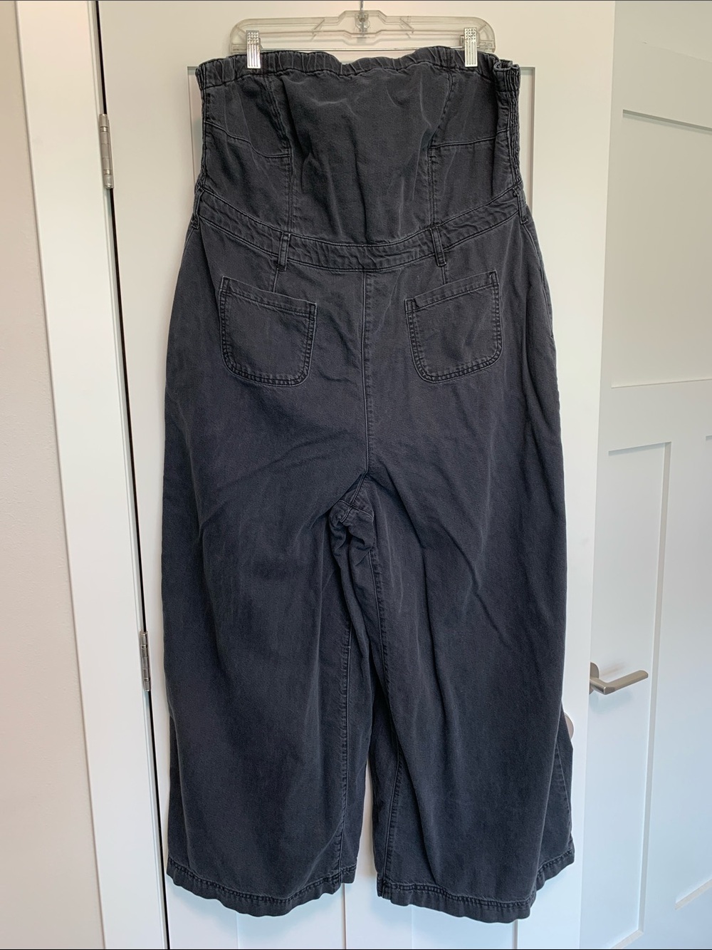 Pilcro Black High-Waist Wide-Leg Jumpsuit
